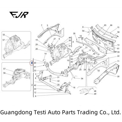 Upgrade Your Car'S Front End Front Cross Member For GHIBLI III M157 OE NO. 673008134